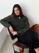Джемпер женский ARTKNIT Soft L/XL Темно-зеленый (4823093470880) - изображение 4