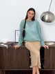 Джемпер женский ARTKNIT Soft L/XL Бирюзовый (4823093470866) - изображение 6