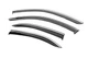 Ветровики с хромированным молдингом Niken Luxury (SD, 4 шт) для Mercedes C-class W204 2007-2015 гг - изображение 2