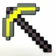 Игрушка Кирка Майнкрафт Золотая Minecraft 45 см золотая (6351) - изображение 1