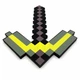 Игрушка Кирка Майнкрафт Золотая Minecraft 45 см золотая (6351) - изображение 6