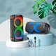 Бездротова портативна Bluetooth колонка з мікрофоном HOCO BS53 |BT5.1, 2Mic, 4H, AUX/FM/TF|Black - зображення 2