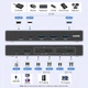 Комутатор HDMI 2.1 UGREEN CM692 HDMI KVM Switch 2 in 1 Out USB 3.0 Type-C 8K 60hz Black (25961) - зображення 2