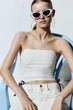 Топ H&M 271202826 M Бежевий - зображення 1