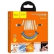 Зарядний кабель HOCO X21 Plus Silicone MicroUSB Cable 1m Black/Blue - зображення 4