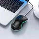 Мышь Hoco GM19 Enjoy Gaming luminous wired mouse Black - изображение 8