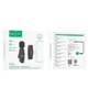 Мікрофон-петличка Hoco L15 Type-C Crystal Lavalier Wireless Digital Microphone Black - зображення 5