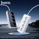 Сетевой удлинитель Hoco AC21 Sunlight 4-bit (1C3A) Desktop Socker Black - изображение 4