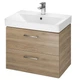 Тумба с умывальником CERSANIT Lara&Mille Set B388 60x46x38см подвесная бежевая SZFZ1004682943 - изображение 1