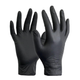 Рукавички нітрилові CEROS Fingers BLACK, M, 100 шт - зображення 3