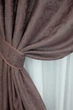 Комплект штор на люверсах VR-Textil Жаккард Sultan XO № 1681ш 150х250 см 2 шт Бурый (37-0197) - изображение 5