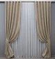 Комплект готових штор VR-Textil Жакард Sultan XO № 1683ш Капучино 100х270 см 2 шт (31-747) - зображення 3