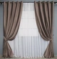 Комплект штор на люверсах VR-Textil Оксамит № 1655ш Какао 150х280 см 2 шт (37-0227) - изображение 2