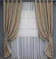 Комплект штор на люверсах VR-Textil Жаккард Sultan XO № 1680ш 150х250 см 2 шт Темно-бежевый (37-0195) - изображение 2