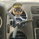 Автомобильный ароматизатор мишка пилот беж многоразовый на пружине - изображение 1