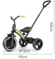 Велосипед детский Qplay Elite Plus Трехколесный с родительской ручкой Green (T180-5Elite+Green) - изображение 7