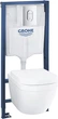 Інсталяція Grohe Rapid SL (5-в-1) комплект з унітазом Grohe Euro Ceramic + сидіння Soft Close 39536000 - зображення 1
