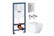 Інсталяція Grohe Rapid SL (5-в-1) комплект з унітазом Grohe Euro Ceramic + сидіння Soft Close 39536000 - зображення 2