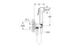 Комплект гігієнічного душу із змішувачем Grohe Essence (UA111197000) - изображение 5