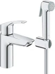 Змішувач для раковини з гігієнічним душем Grohe Eurosmart (23124003) - изображение 1