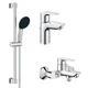 Комплект змішувачів для ванної кімнати Grohe QuickFix Start Edge (колір - хром) UA202501SQ - изображение 1