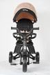 Велосипед детский Qplay Nova Niello Tricycle Складной Трехколесный с родительской ручкой Beige (7290115246827) - изображение 3