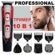 Професійний Тример GEEMY PROFESSIONAL HAIR CLIPPER Машинка для стрижки волосся з насадками для бороди, носа і вух Red - зображення 1