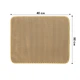 Двухслойный коврик Lesko DT856 Sand 40*50 для кошачьего туалета с песочным фильтром нескользящий - изображение 4