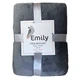 Плед Emily Manner велсофт 150х200 см 300 гм2 Graphite (94326093) - изображение 2