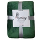 Плед Emily Manner велсофт 150х200 см 300 гм2 Dark Green (94326222) - изображение 2
