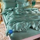 Атласное Евро Мятный Ликер постельное белье Moka Textile 200х220см - изображение 1