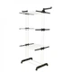 Багатоярусна сушарка органайзер для одягу чорно-білий Bonro B07 - изображение 2