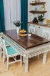 Силіконова Скатертину Royal House Біло-кавове Мереживо 110*70см - зображення 2