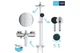 Душова система із змішувачем для душу Grohe QuickFix Vitalio Start 250 (26679001) - изображение 4