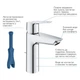 Комплект змішувачів для ванної кімнати Grohe QuickFix Start (UA202301MQ) - изображение 3