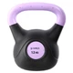 Kettlebell HMS kompozytowy 12 kg czarno-jasnofioletowy KPC12 (5907695539691) - obraz 1