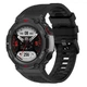 Ремешок для Amazfit T Rex 2 силиконовый черный - изображение 2
