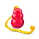 Игрушка для собак KONG Classic сверхпрочная для лакомств с веревкой M - изображение 3