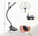 Лампа на кліпсі акумуляторна подвійна на гнучкій ніжці 1000 mAh Book Light (L104) - зображення 5
