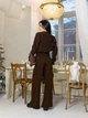 Жіночий вязаний костюм Sante Larionoff 42-46 коричневий (Sante_brown) - зображення 6