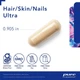Витамины для волос кожи и ногтей Pure Encapsulations (Hair/Skin/Nails Ultra) 60 капсул - изображение 6