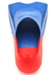 Ласты Zoggs Short Blade Rubber 33-34 Синий/Красный (1000-465220.BLRD.1-2) - изображение 2