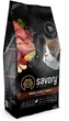 Сухой корм для кошек с чувствительным пищеварением Savory Adult Cat Sensitive Digestion Fresh Lamb and Turkey с ягнятиной и индейкой 2 кг (4820232630082) - изображение 1