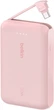УМБ Belkin BoostCharge 10000 mAh 20W Built-In USB-C PD Pink (BPB021HQPK) - зображення 2