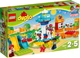 Конструктор LEGO DUPLO Семейный парк аттракционов 61 деталь (10841) - изображение 1