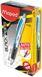 Набор карандашей механических 12 шт Maped Black Peps Automatic HB 0.5 мм Синий (MP.559530) - изображение 2