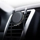 Магнитный автомобильный держатель телефона Baseus Magnetic Air Vent Car Mount with Cable Clip Black - изображение 6