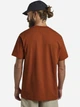 Футболка хлопковая длинная мужская Jack Wolfskin Brand T M A64116-3330 XL Оранжевая (4064886461450) - изображение 2