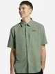 Рубашка летняя мужская Jack Wolfskin Vandra S/S Shirt M 1404071-4029 L Зеленая (4064886435772) - изображение 1