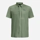 Рубашка летняя мужская Jack Wolfskin Vandra S/S Shirt M 1404071-4029 L Зеленая (4064886435772) - изображение 5